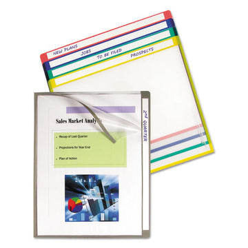 C-Line® Write-on Project Folders, Straight Tab, Letter Size, Assorted Colors, 25-box freeshipping - TVN Wholesale
